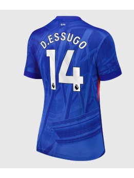 Billige Chelsea Dario Essugo #14 Hjemmedrakt Dame 2025-26 Kortermet